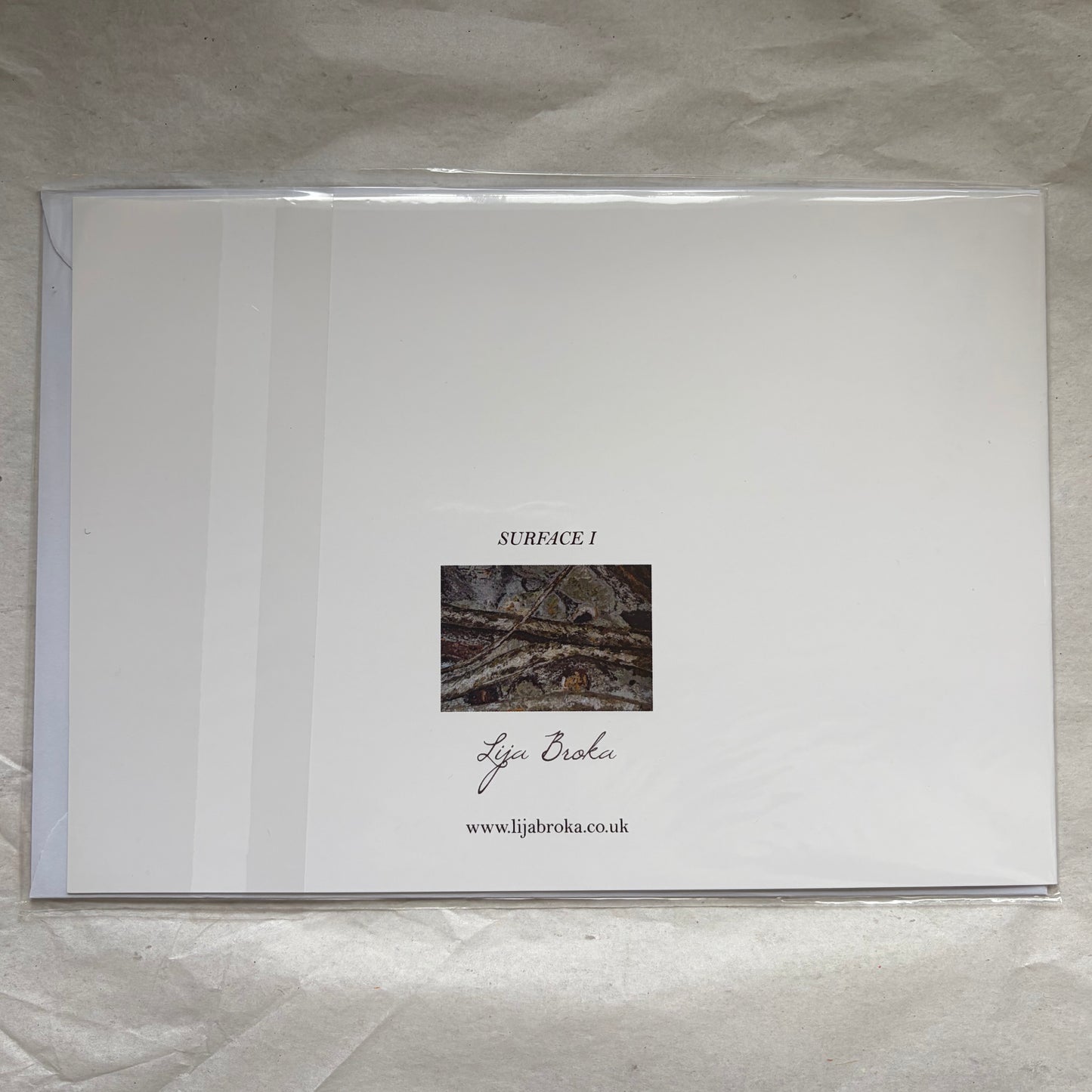 Surface I greeting card